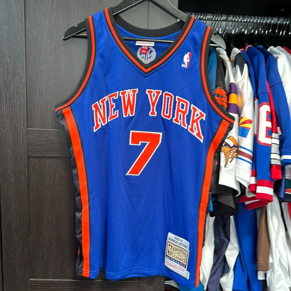 Carmelo Anthony Royal New York Knicks 2010/11 Authentic Jersey - 44/Large